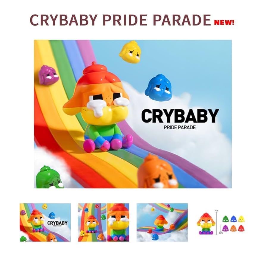 POPMART　CRYBABY　PRIDE PARADE 3個セット Amazon.co.jp: お 中 POPMART CRYBABY PRIDE PARADE : おもちゃ
